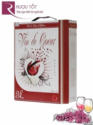 Rượu vang Bịch Vin De Coeur 3 và 5 lít Thượng hạng