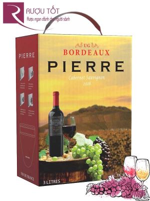 Vang bịch Pháp Pierre Bordeaux Cabernet Sauvignon Cao cấp