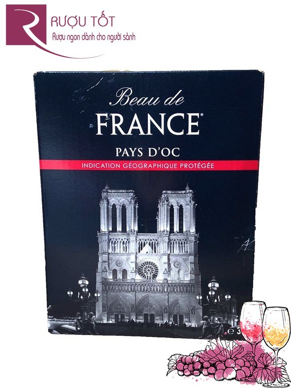 Vang Pháp Beau De France (bịch 3L – 5L) Thượng hạng