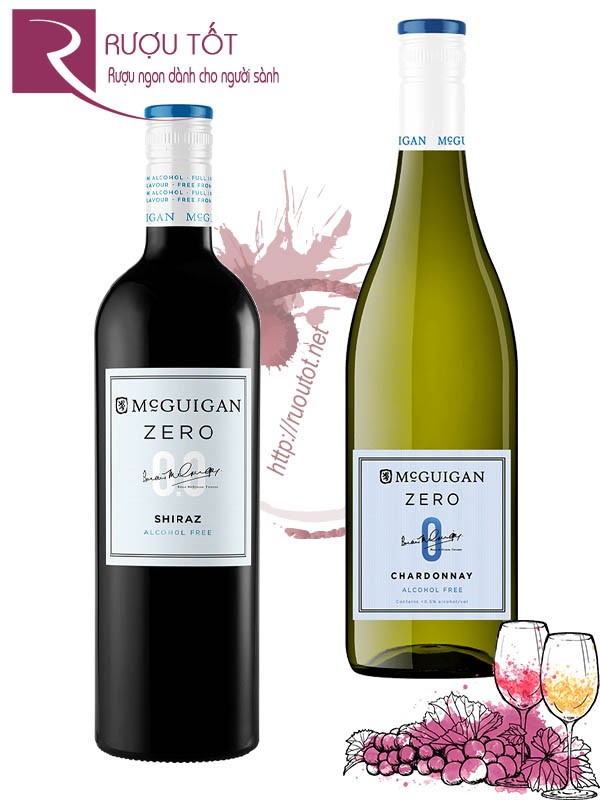 Rượu vang McGuigan Zero Shiraz – Chardonnay
