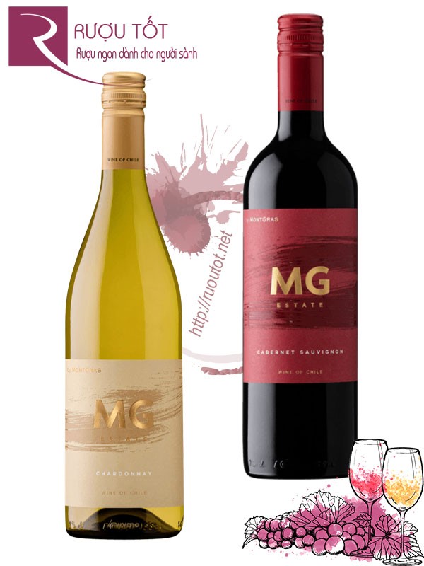 Rượu Vang MontGras MG Estate Chardonnay – Cabernet Sauvignon