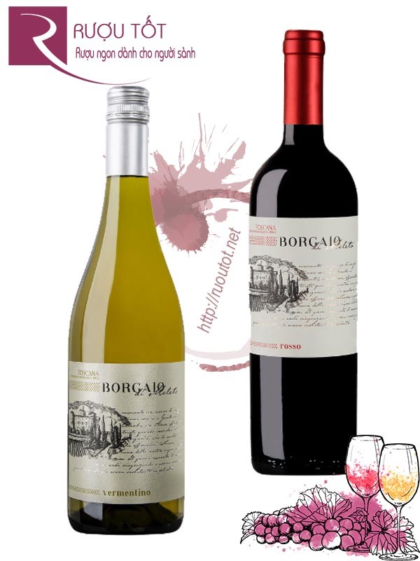 Rượu vang Borgaio Red – White Chianti Classico
