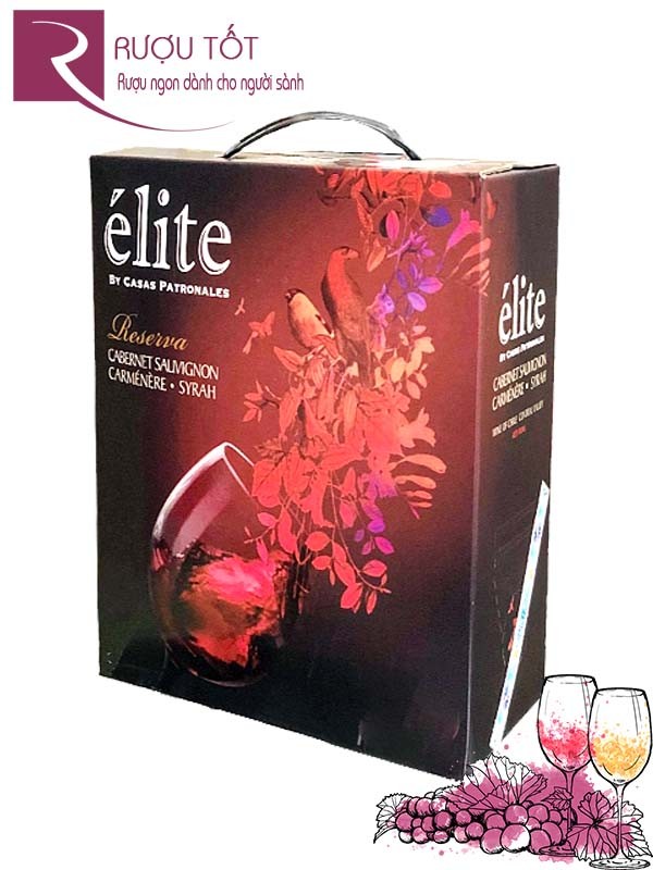Vang Chile Elite Reserva Blend (Bịch 3L – 5 Lít )