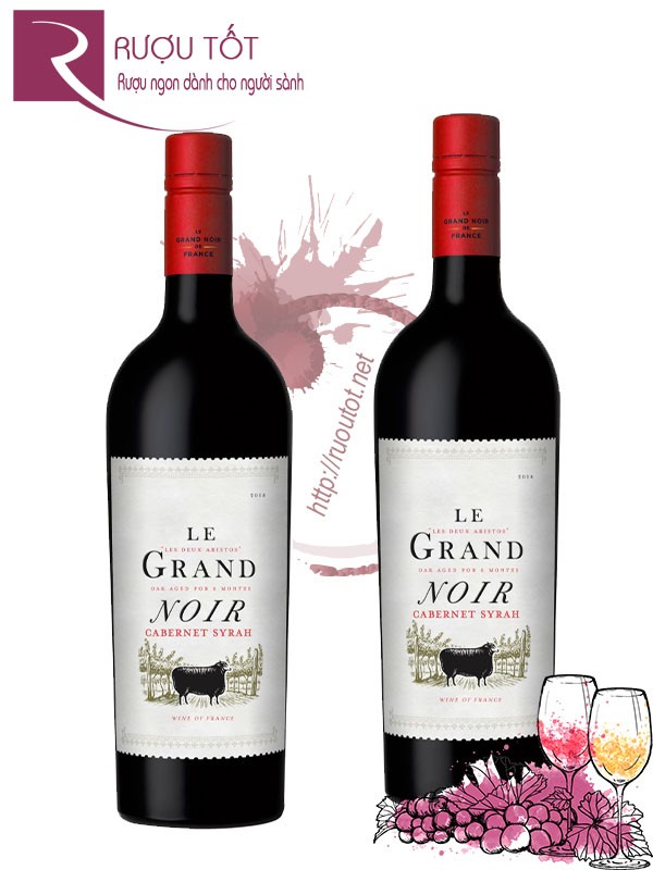 Vang Pháp Le Grand Noir Cabernet Syrah