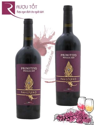 Rượu vang PavoNero Primitivo Puglia IGT