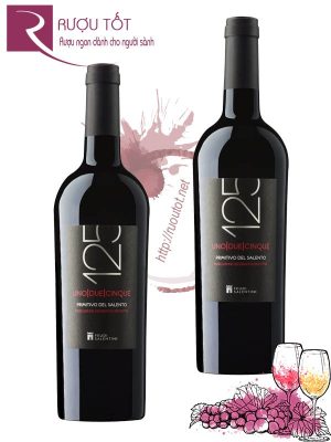 Rượu vang Ý 125 Primitivo Del Salento 14% Cao Cấp
