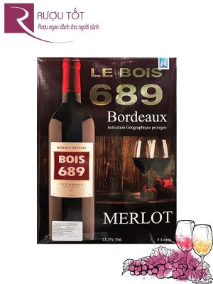 Vang Bịch 689 Le Bois Merlot Bordeaux