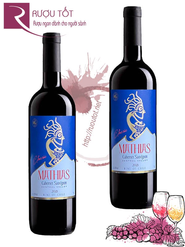 Vang Chile Mathias Cabernet Sauvignon 13,5% chính hãng
