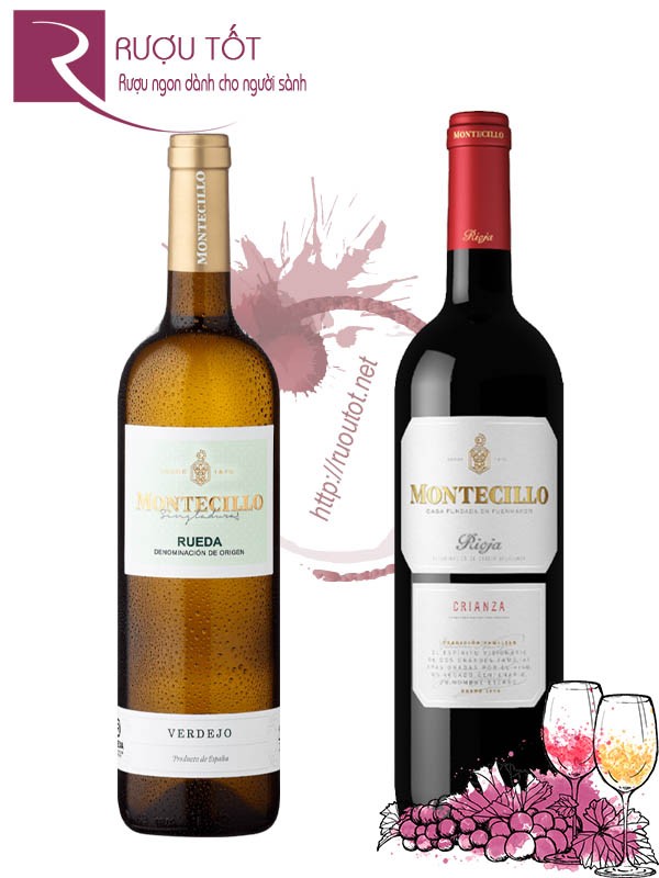 Rượu Vang Montecillo Crianza – Verdejo – Rose