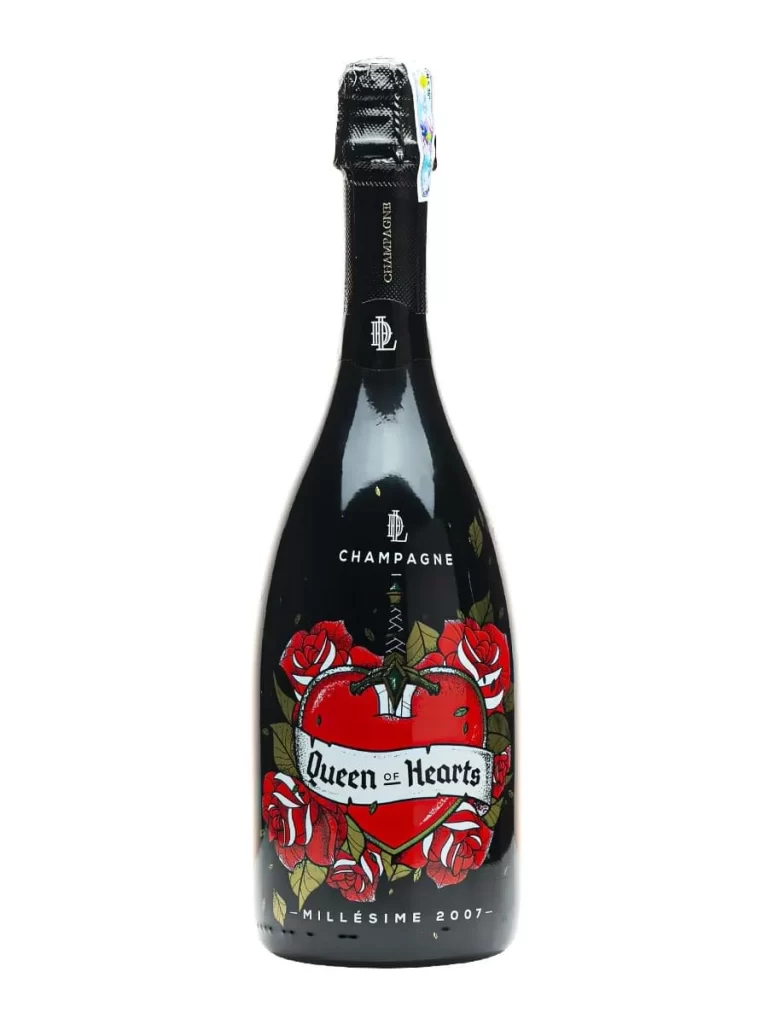 Champagne Queen of Hearts Black