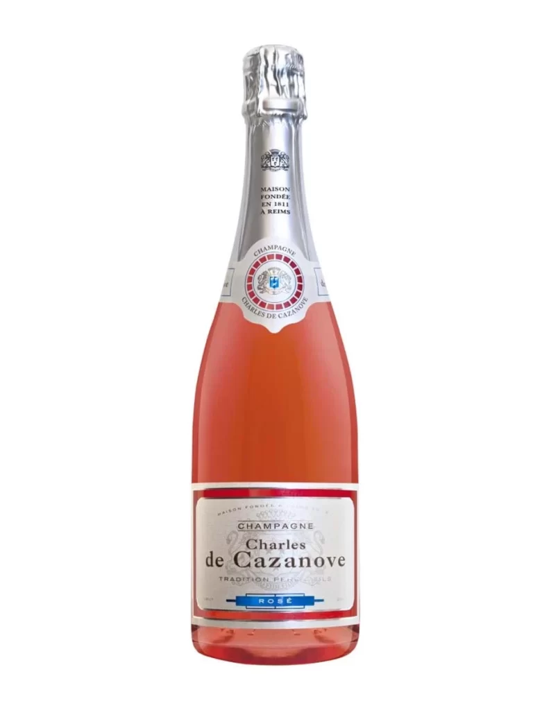 Rượu Champagne Charles de Cazanove Brut Rose
