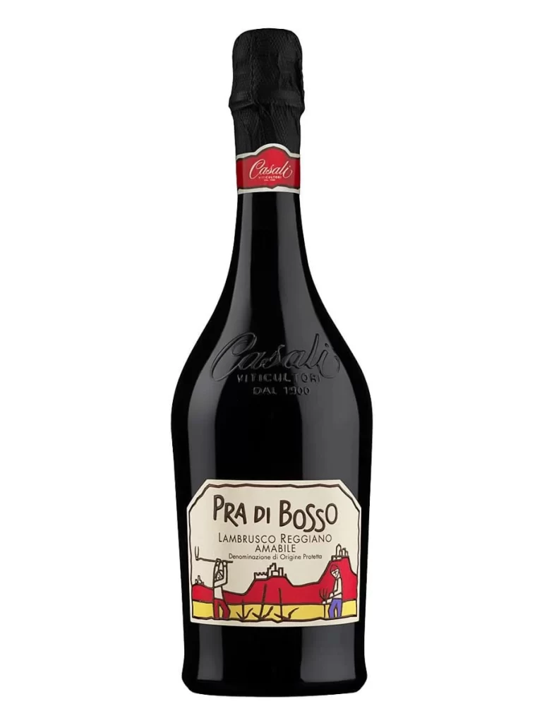Pra Di Bosso Lambrusco Reggiano Amabile Vino Frizzante