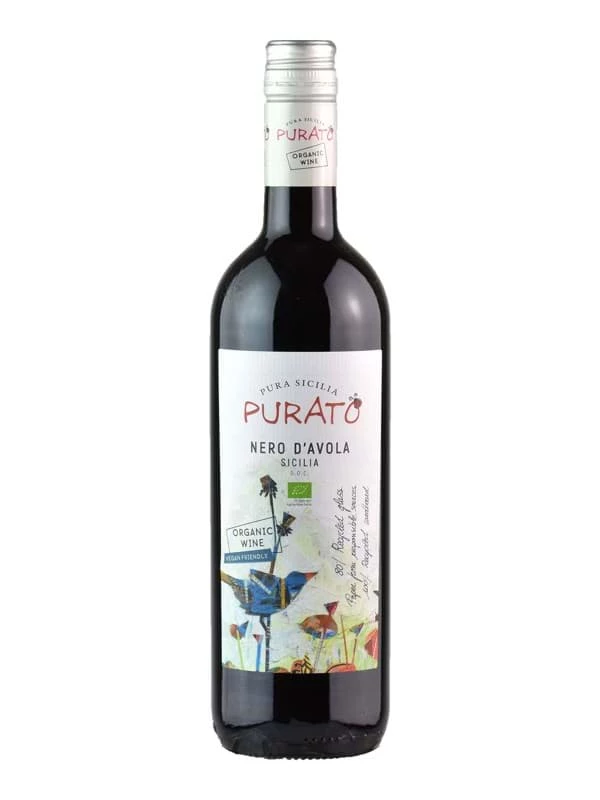 Rượu vang Purato Nero d’Avola Organic DOC