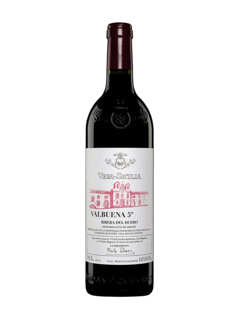Rượu vang Vega Sicilia Tinto Valbuena 5°