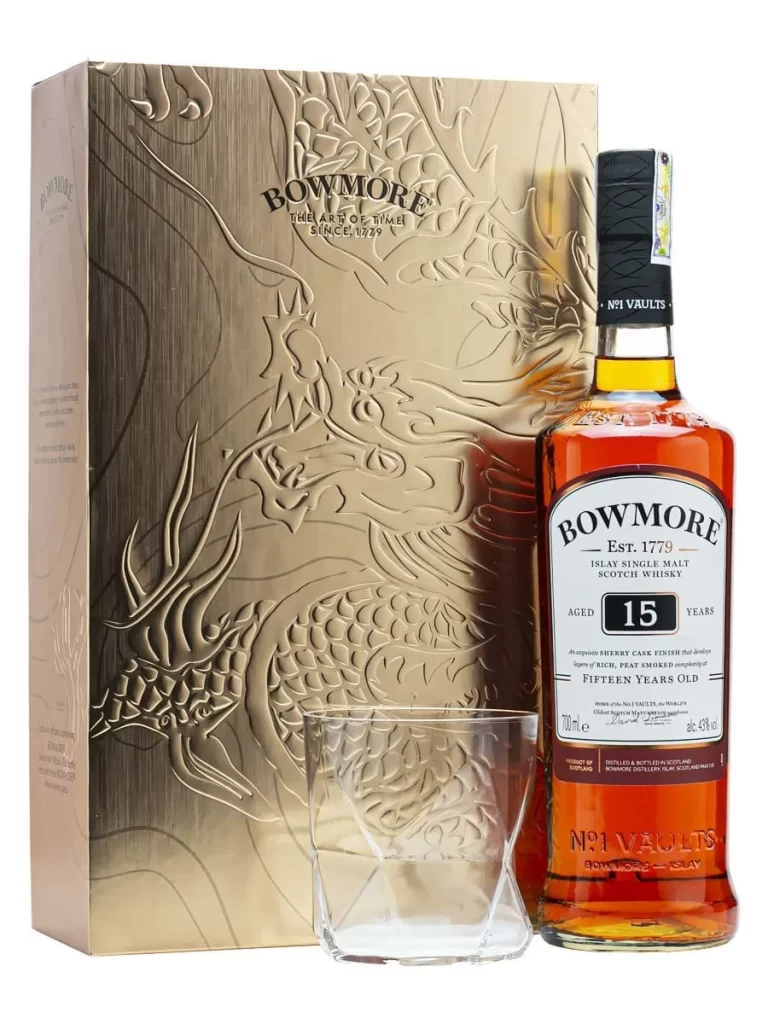 Bowmore 15 năm – Hộp quà Tết 2024