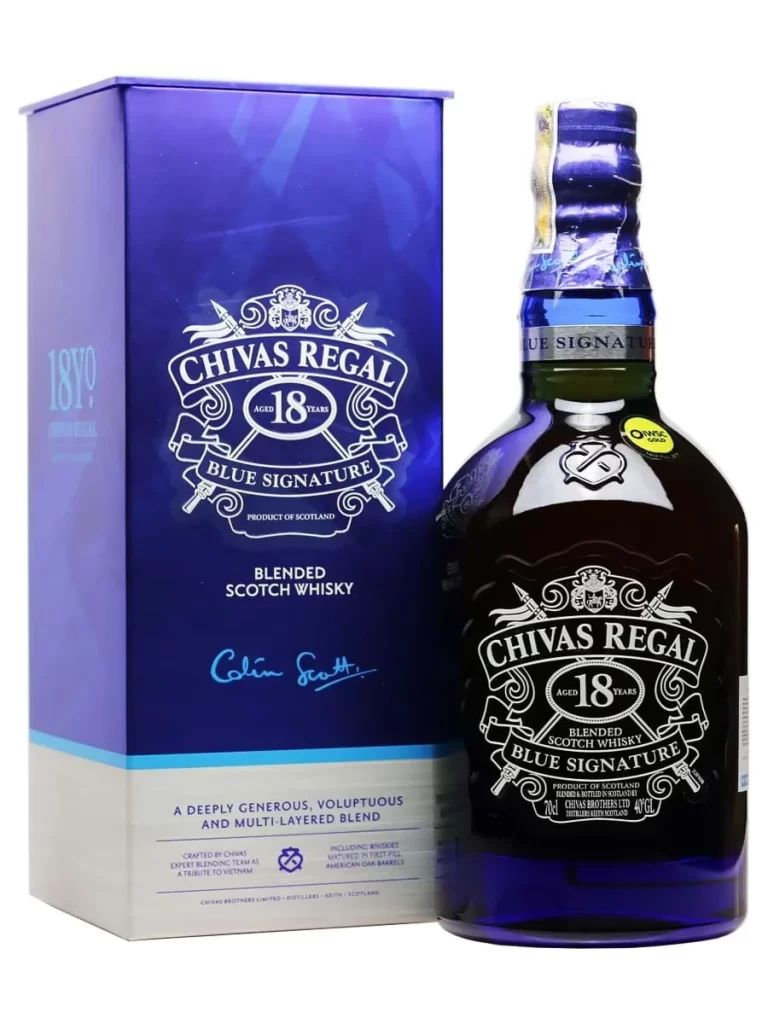 Chivas 18 năm xanh – Blue Signature