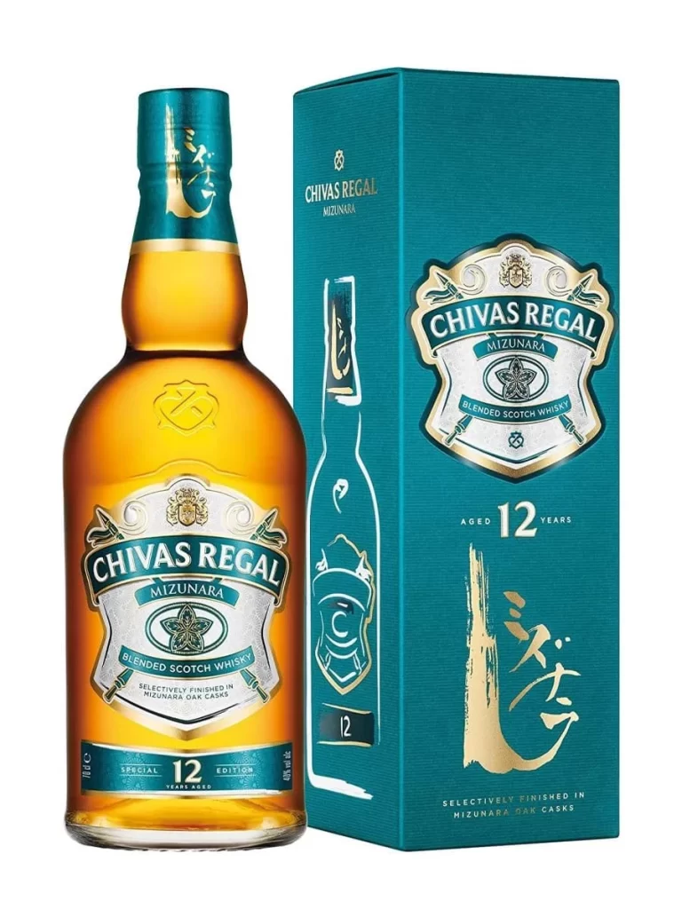 Chivas 12 năm Mizunara Xanh Nhật