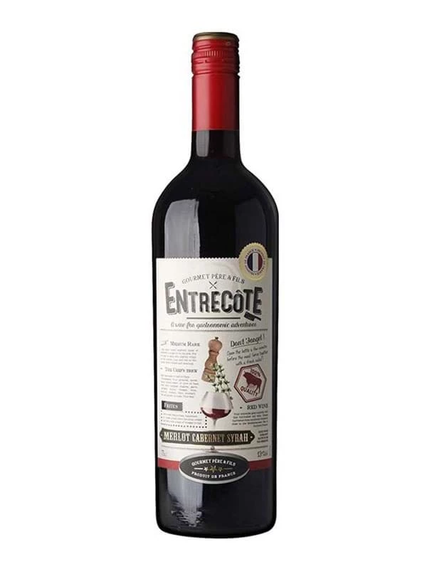 Rượu vang Entrecote Melot Cabernet Syrah