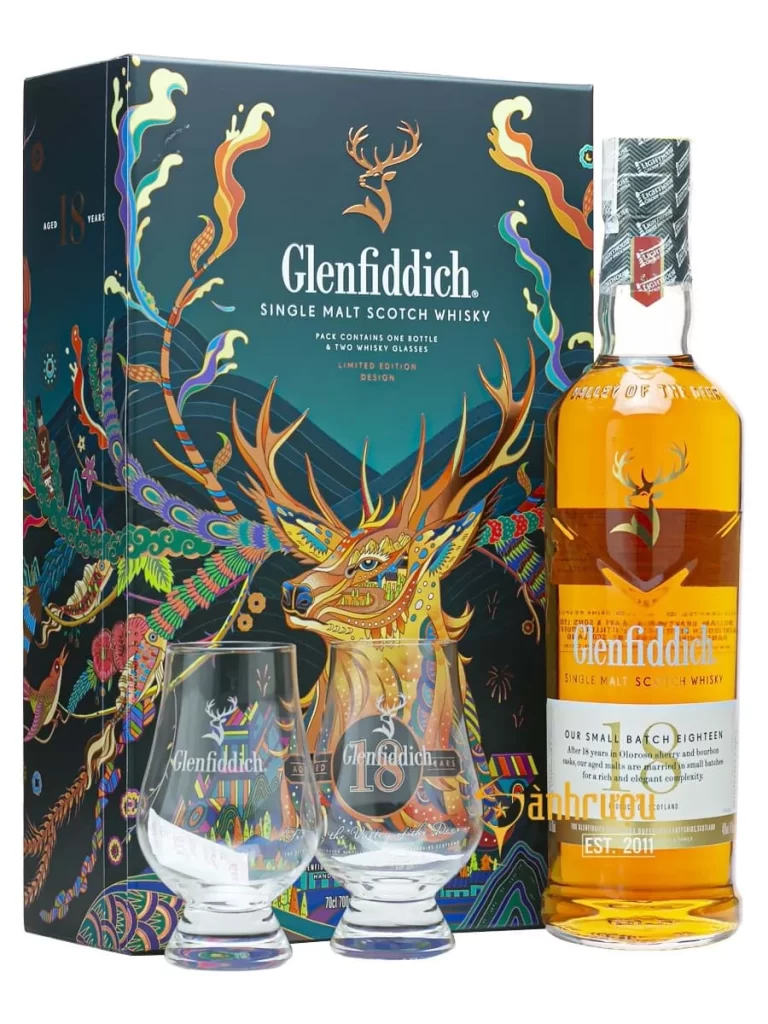 Glenfiddich 18 năm – Hộp quà Tết 2023