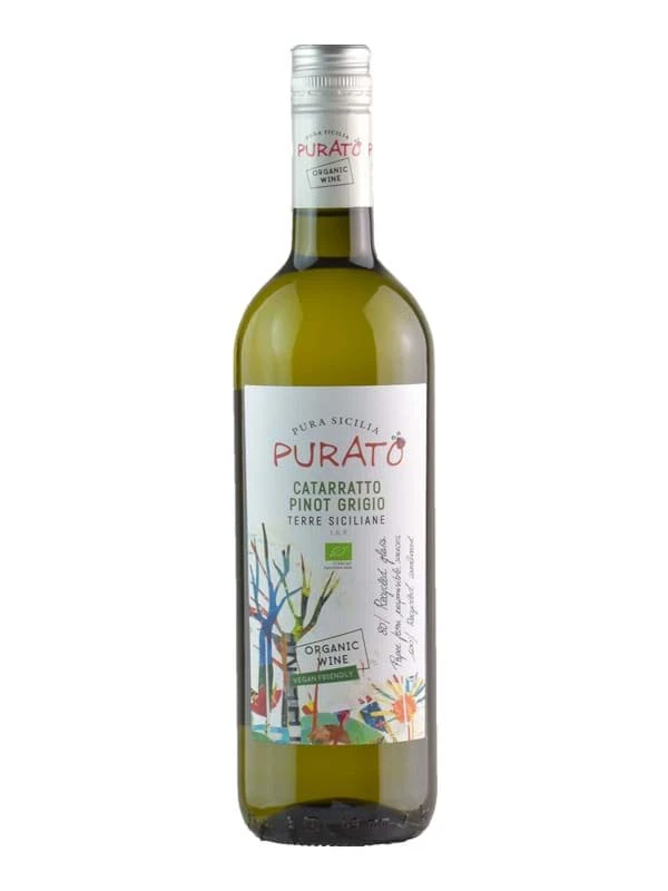 Rượu vang Purato Catarratto Pinot Grigio Organic IGT
