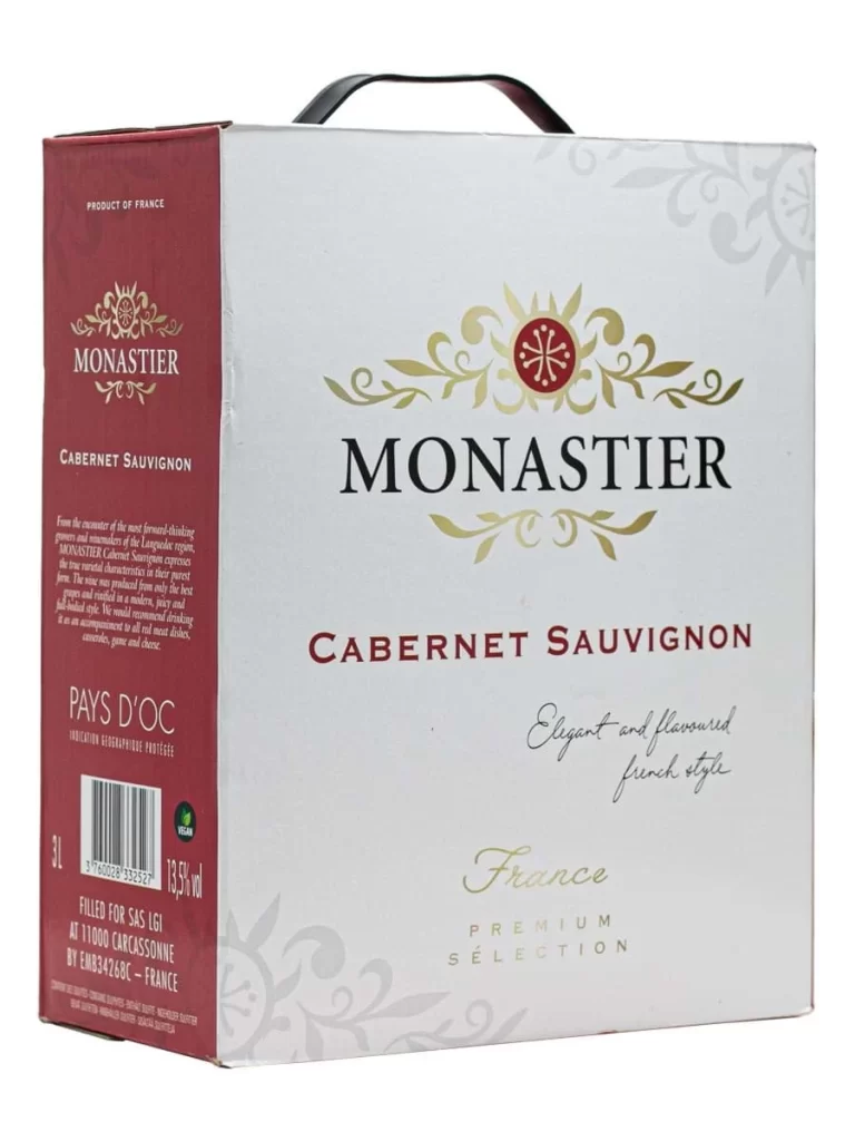 Rượu vang bịch Monastier 3L